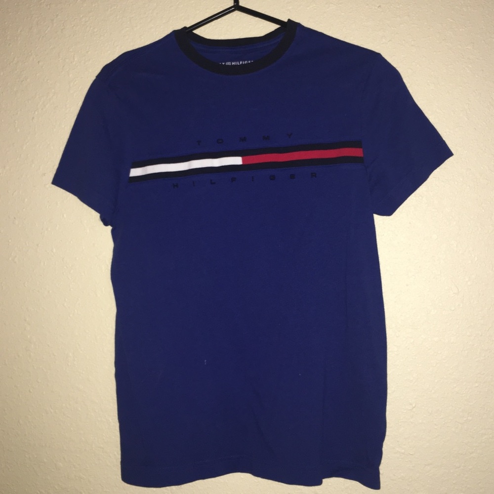 Tommy Hilfiger shirt(blue/dark gray)